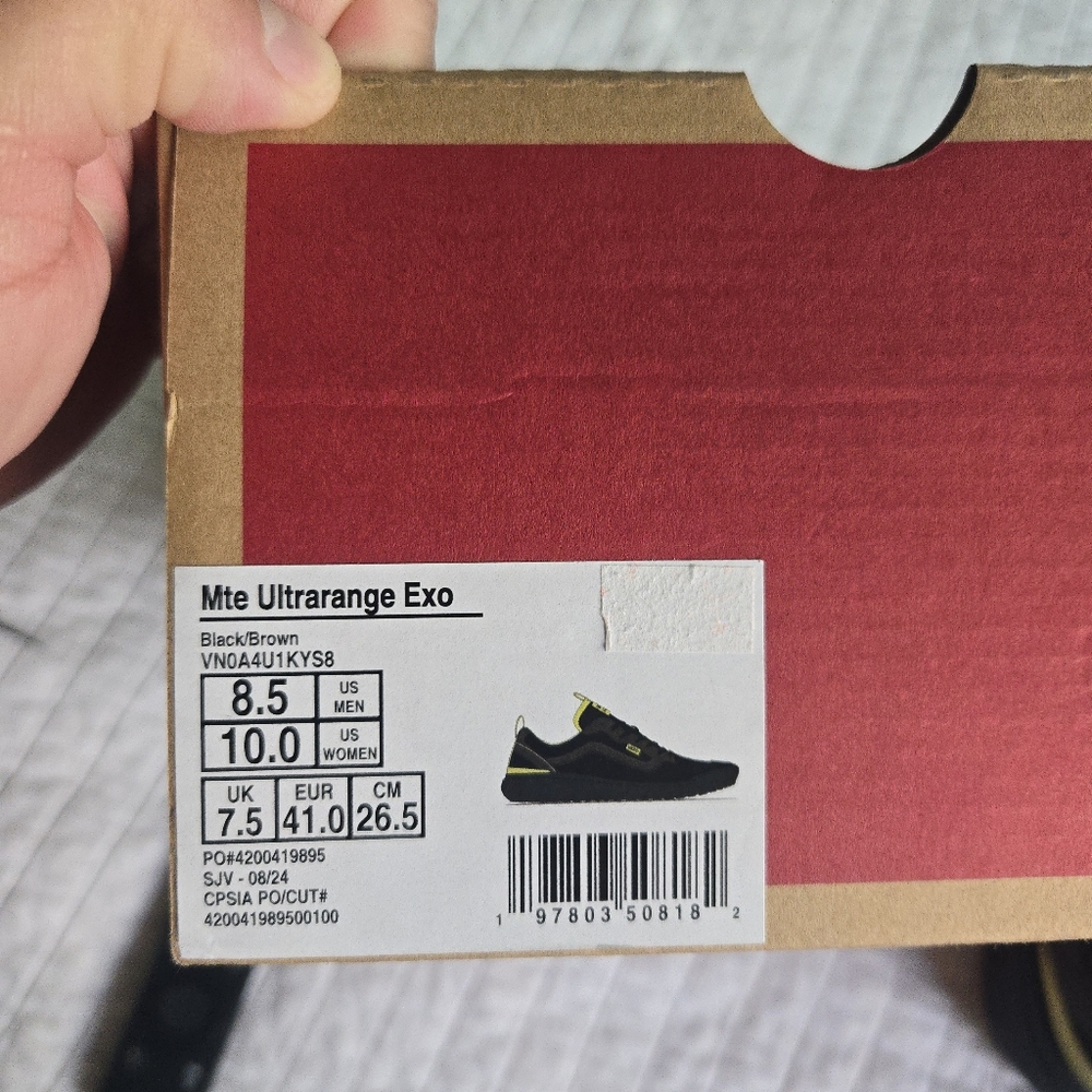 Vans Mte Ultrarange Exo Men Size 8.5 Black And Brown Multicolor 012026 - Picture 8 of 8